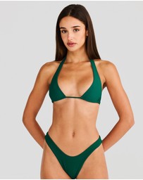 Vacay Swimwear - Capri Top Emerald