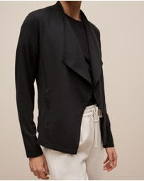 Trenery - Bamboo Viscose Blend Jacket in Black