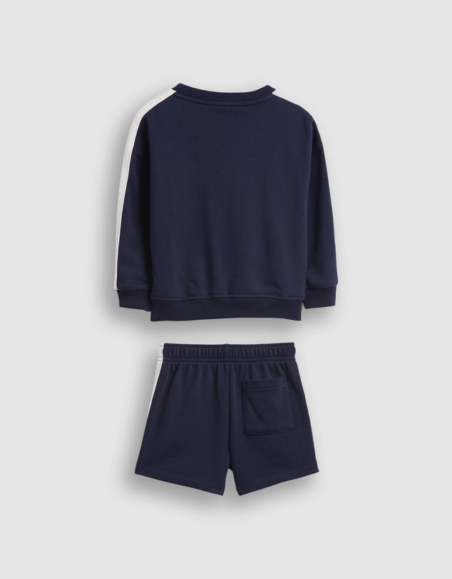 GAP - Pieced French Terry Crew x Shorts Set - Babies-Kids