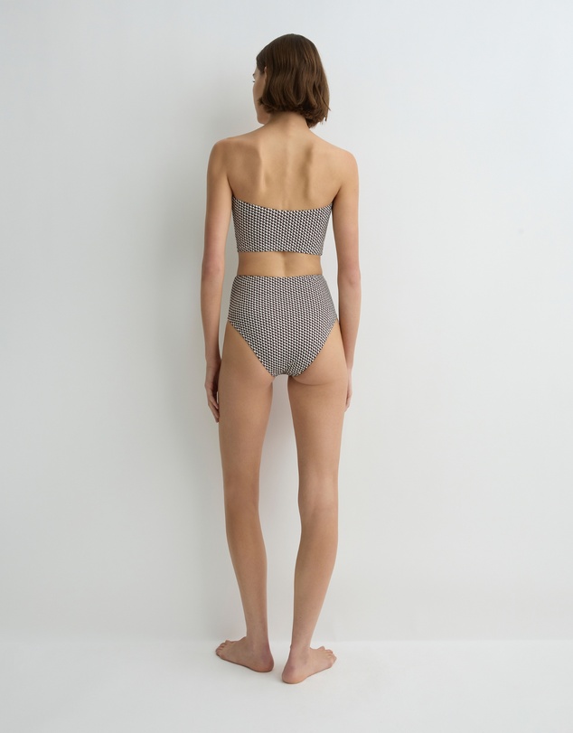BONDI BORN - Stella Bikini Top - Mocha Dot (Embodee™)