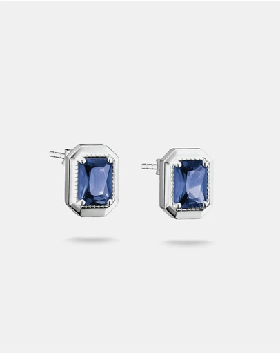THOMAS SABO - THOMAS SABO Ear studs with nanocrystal in octagon cut