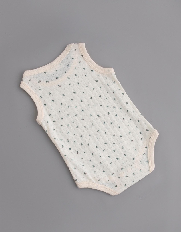 Tiny Trove - Luca Cotton Rib Pointelle Bodysuit - Babies
