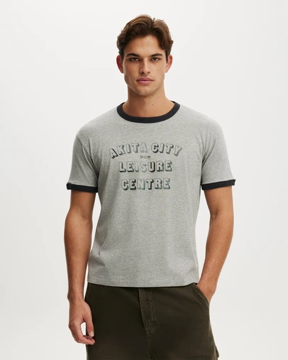 Cotton On - Fitted Graphic T-Shirt