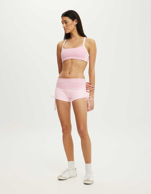 Cotton On Body Active - Ultra Soft Tie Side Roll Over Micro Short
