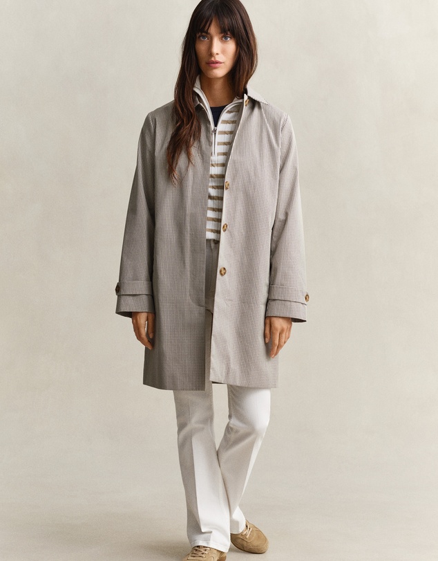 Gant - Stretch Cotton Cable Half Zip Sweater