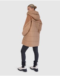 Belle & Bloom - Say It Again Quilted Jacket - Camel