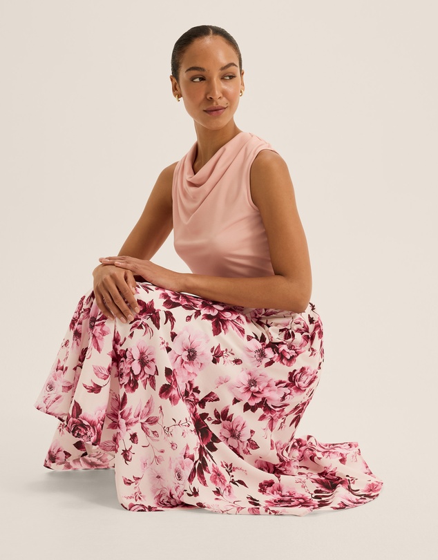 Review - Edie Floral Midi Skirt
