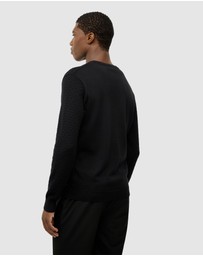 Politix - Elvin Geo Textured Crew Knit