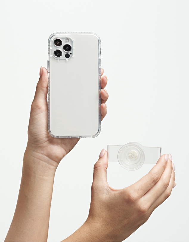 PopSockets - POPCASE iPhone 14 (also fits iPh13) Protective Phone Case & Phone Grip Holder 