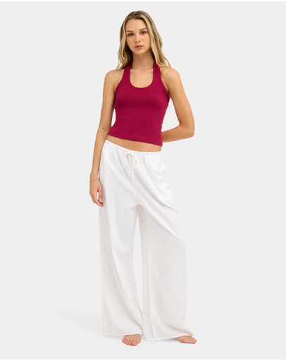 Roxy - Womens Lolani Elastic Waist Pants
