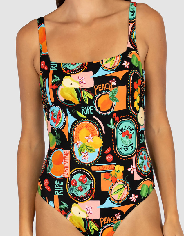 Baku Swimwear - Cinque Terre Square Neck One Piece Swimsuit