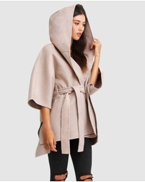 Belle & Bloom - Jackson Landing Wool Blend Cape Coat