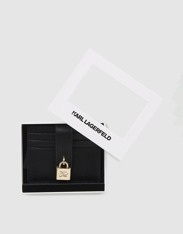 Karl Lagerfeld - K/Autograph Padlock Cardholder