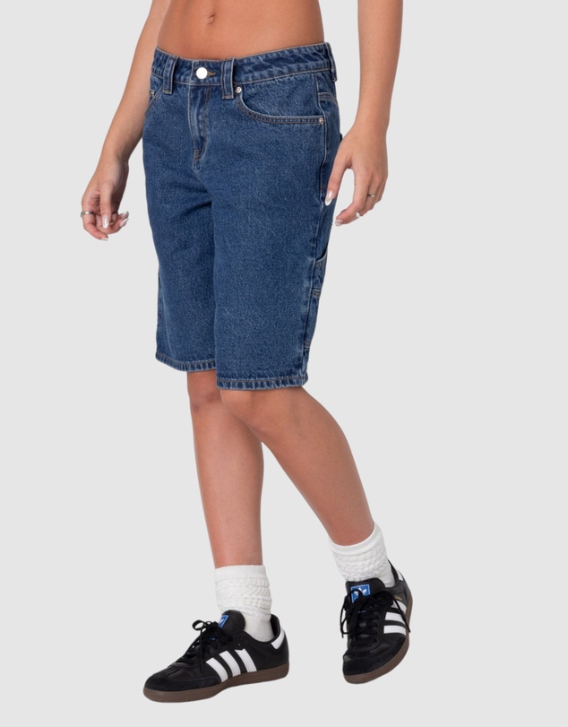 EDIKTED - Stargirl Denim Bermuda Shorts