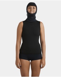 Roxy - Womens 2mm Swell Natural Hooded Vest Wetsuit