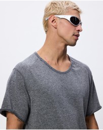 Surrounded By Ghosts - The Helvine Relaxed Rib Knit T-Shirt