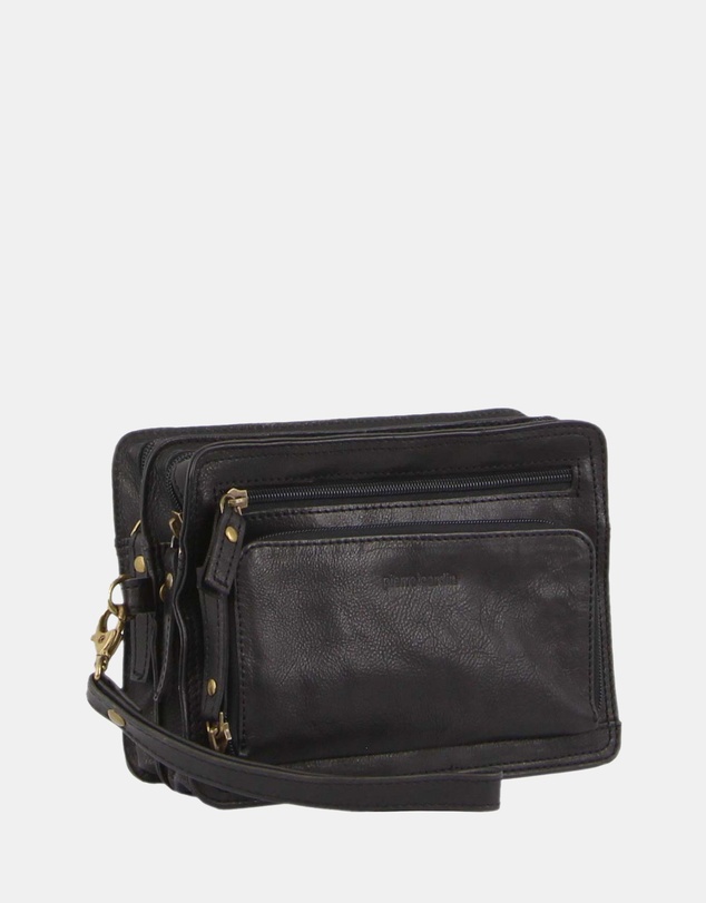 Pierre Cardin - Pierre Cardin Rustic Leather Organiser Bag