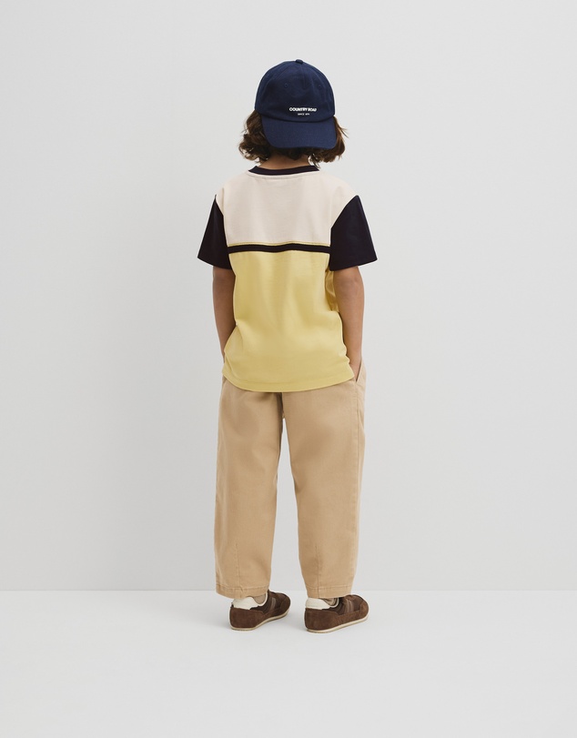 Country Road - Relaxed Contrast Splice T-shirt
