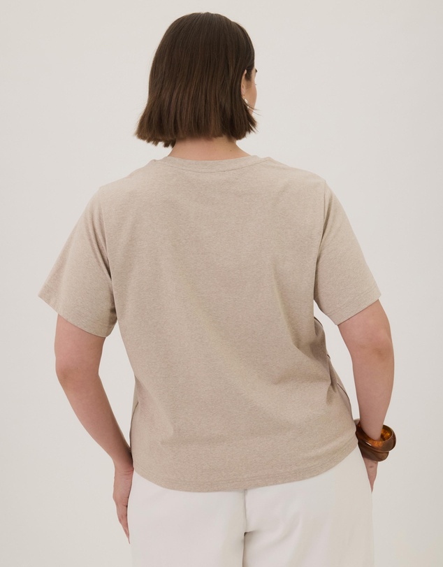 Atmos&Here Curvy - Cotton Slim T-Shirt