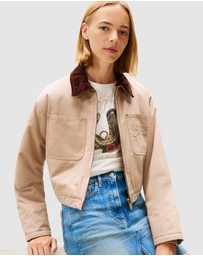 Tommy Jeans - Padded Crop Coach Jacket