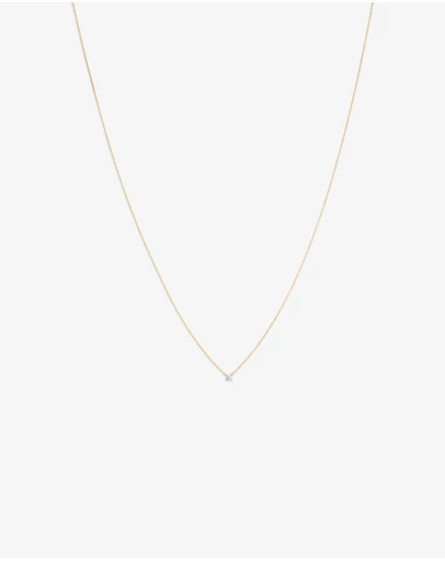 Michael Hill - Mini Diamond Solitaire Necklace in 10kt Yellow Gold
