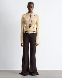 & Other Stories - Flare-Sleeve Mock-Neck Top