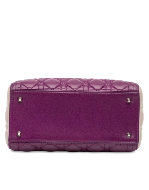 Pre-Loved by Azura Reborn - Pre-Loved Medium Tricolor Lambskin Cannage Lady Dior