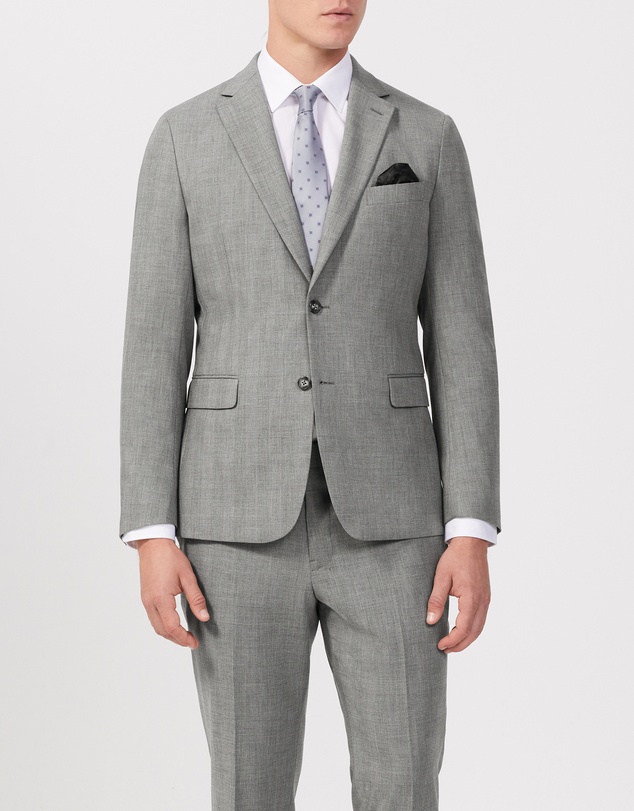Van Heusen - Wool Blend Check Suit Jacket