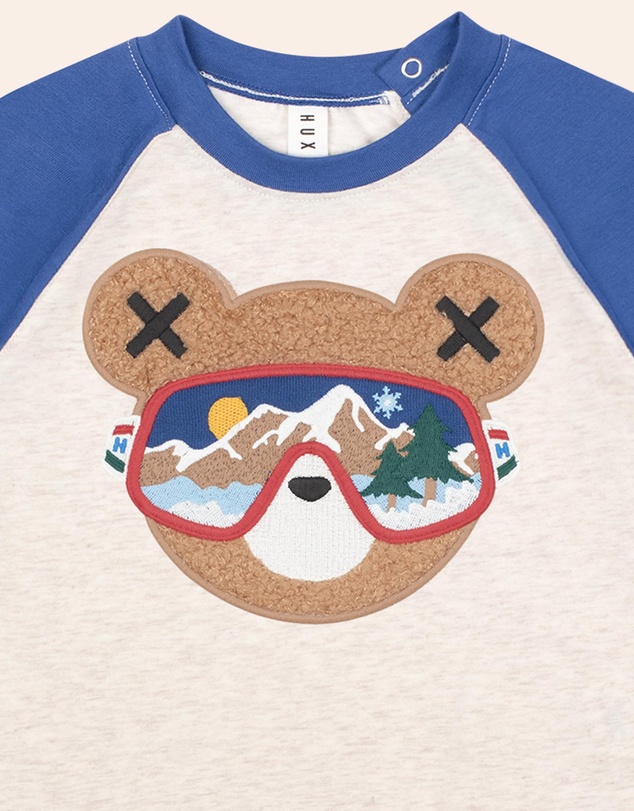 Huxbaby - Ski Hux Raglan Long Sleeve Top - ICONIC EXCLUSIVE - Babies-Kids