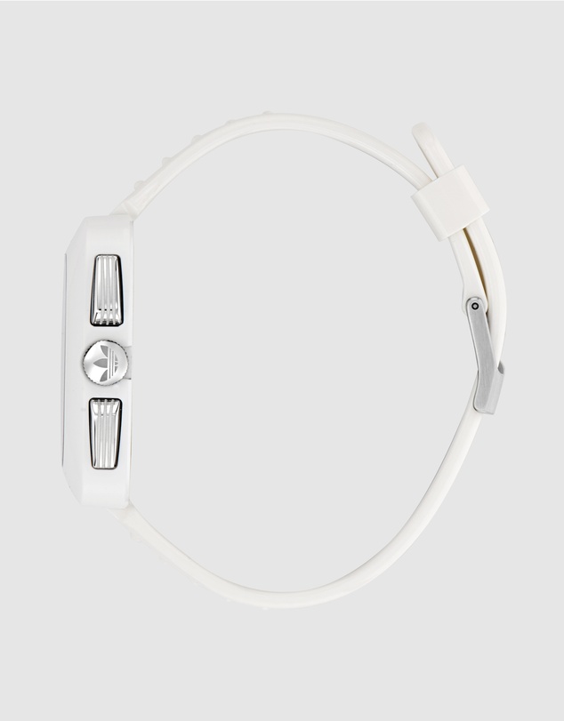 adidas Originals - Retro Wave Two Chrono 39mm White Dial and Bio-Resin Strap
