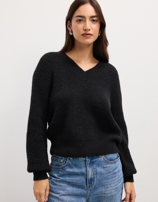The Fated - Tyler V-Neck Knit Jumper