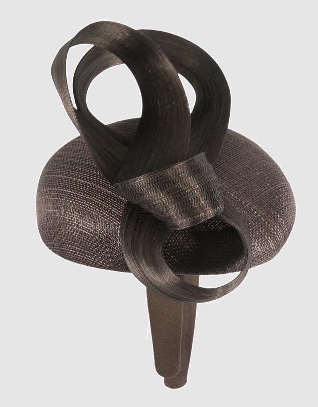 Max Alexander - Chocolate Pillbox Racing Fascinator