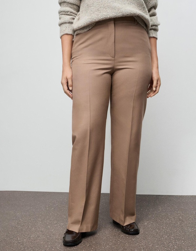 M.N.G - Straight Wool-Blend Suit Trousers