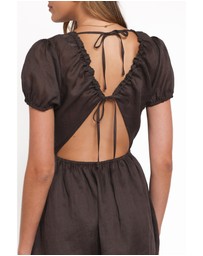 Petal & Pup - Arista Mini Dress - Espresso