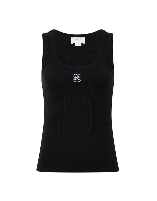 Ceres Life - Zoe Contour Rib Scoop Tank