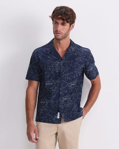 navy/white