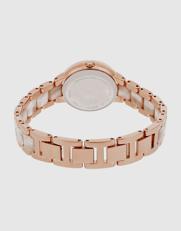 Fossil - Virginia Rose Gold Tone Analogue Watch