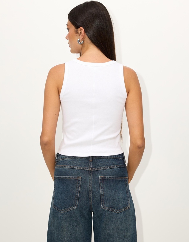 Dazie - Original Organic Cotton Ribbed Tank