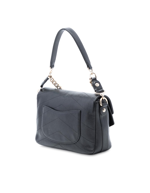 Pre-Loved by Azura Reborn - Pre-Loved Mini Quilted Sheepskin Double Chevron Flap
