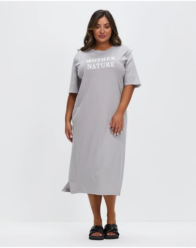OMM Label - Mother Nature Birthing and Postpartum Nursing Gown