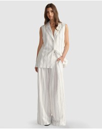 Decjuba - Paige Linen Blend Vest