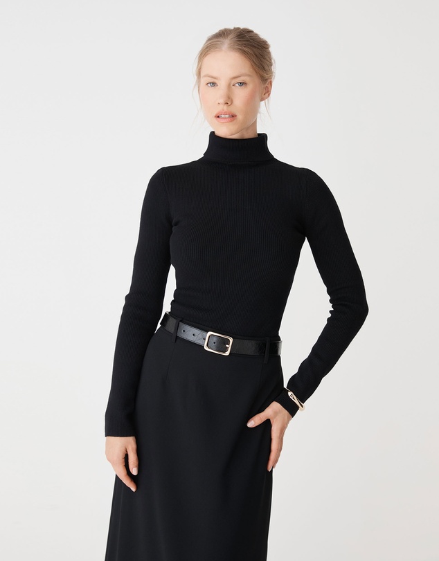 Forcast - Seville Square Buckle Belt