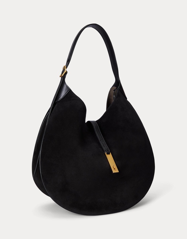 Polo Ralph Lauren - Polo ID Suede Large Shoulder Bag