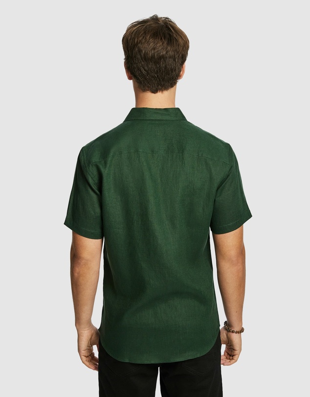 yd. - Lewis Pure Linen Shirt