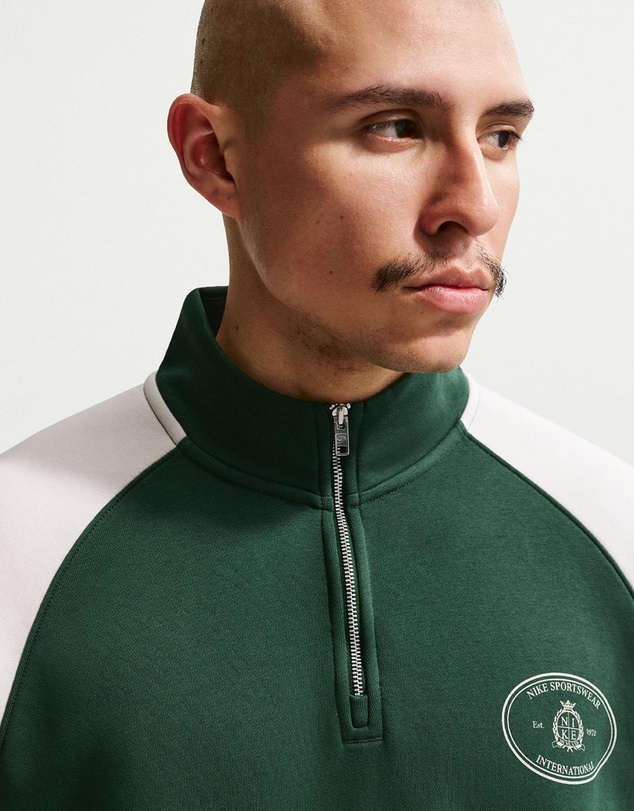 Nike - Sportswear Club 1/2-Zip Fleece Top