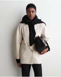 COS - Double-Faced Wool Pea Jacket