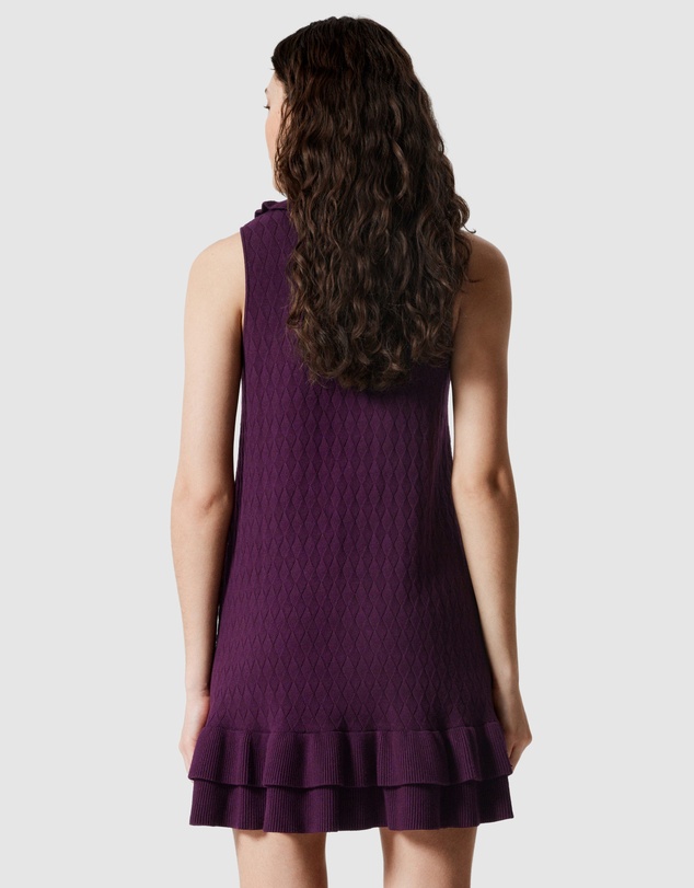 & Other Stories - Knitted Frill Mini Dress