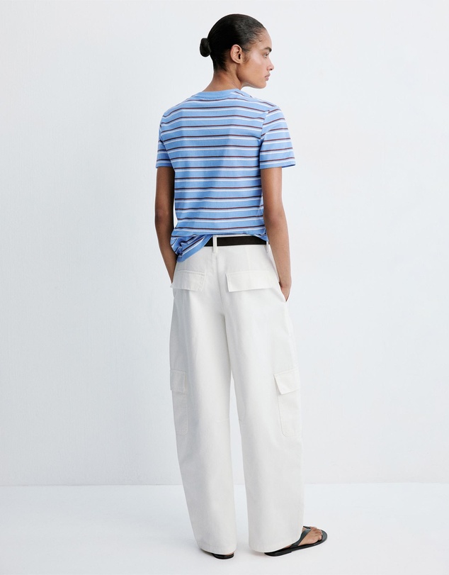 M.N.G - Striped Cotton T-Shirt