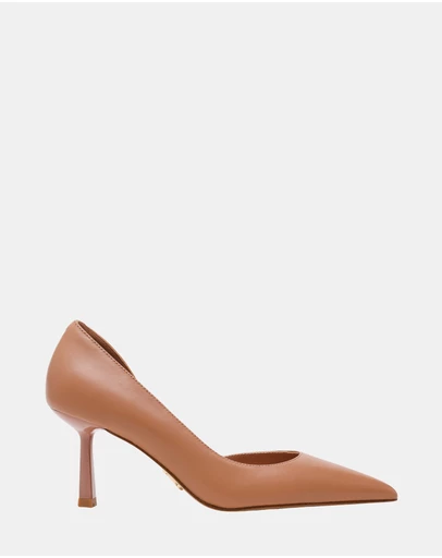 Steve Madden - Vena Dark Blush Leather Heels