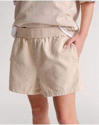 Decjuba - D-Luxe Denim Pull On Shorts